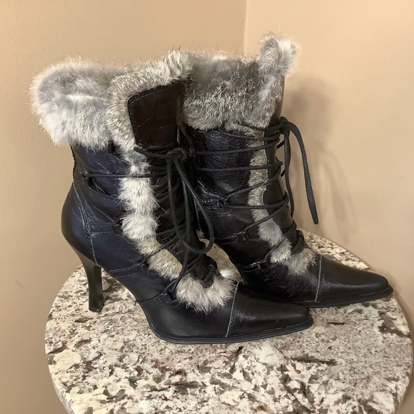 NWOT Moda Puison black booties. Size 8 - Picture 4 of 16